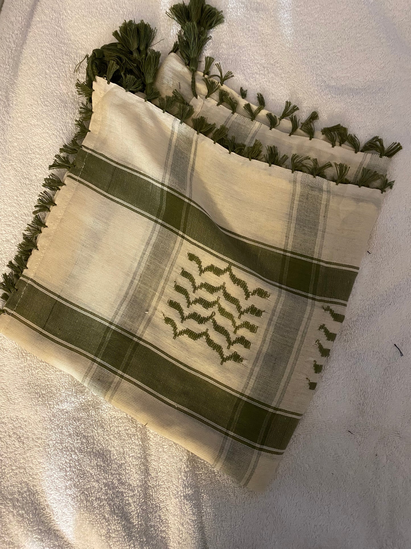 Military green keffiyeh