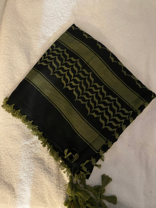 Military green keffiyeh