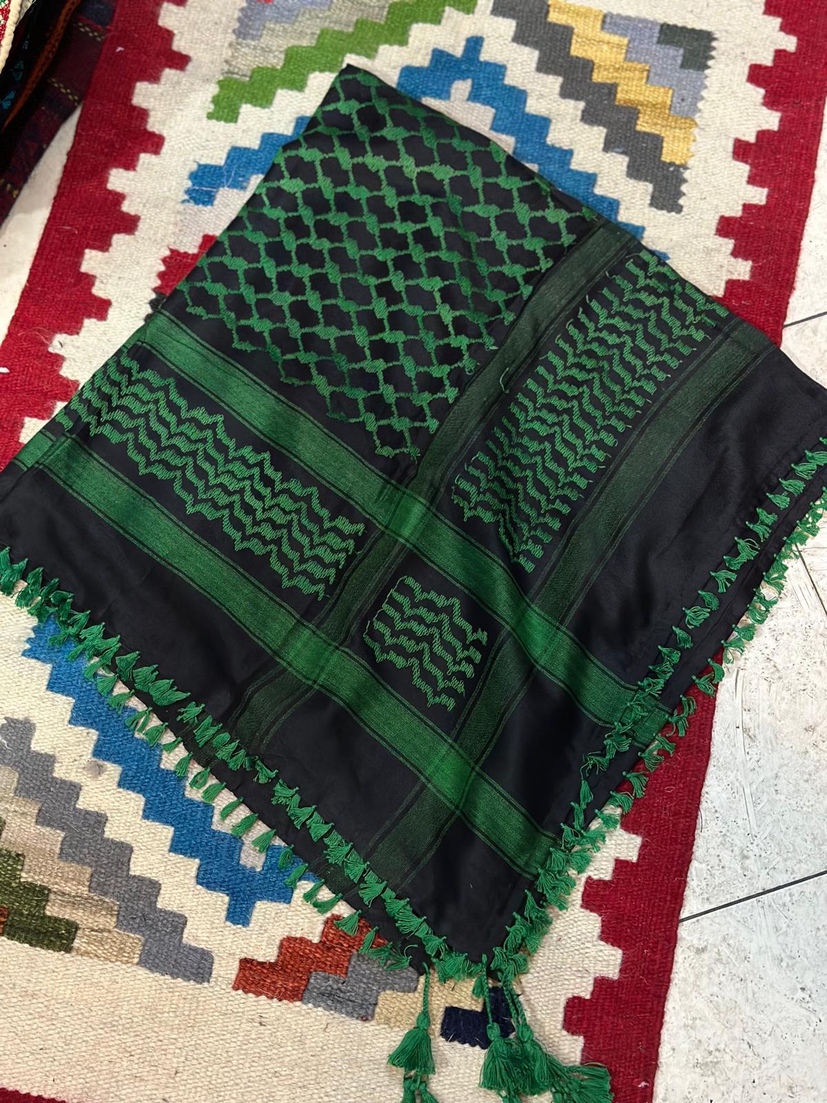 Dark green keffiyeh