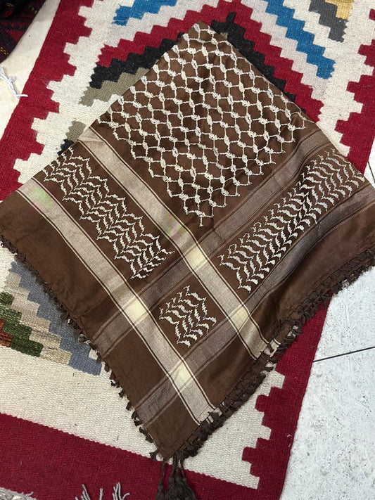 Brown keffiyeh